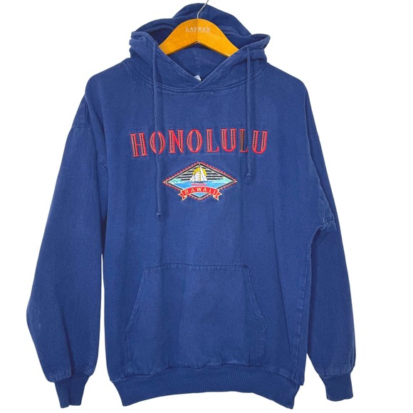 crazy shirts Other - Vintage Crazy Shirts‎ Hawaii Honolulu Hoodie Blue Medium